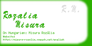 rozalia misura business card